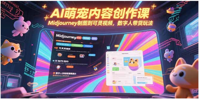 AI 萌宠创作全攻略：从二创到原创，解锁流量变现闭环