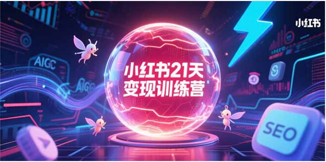 小红书 21 天变现训练营：AIGC 工具 + SEO 优化实战