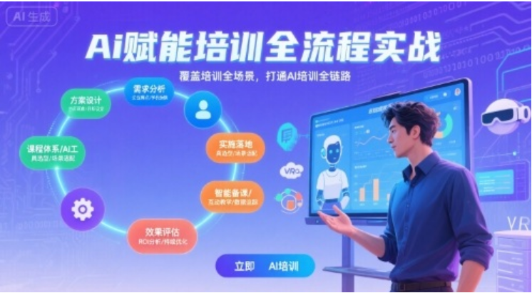 AI 赋能培训全流程实战：覆盖全场景 + 打通全链路