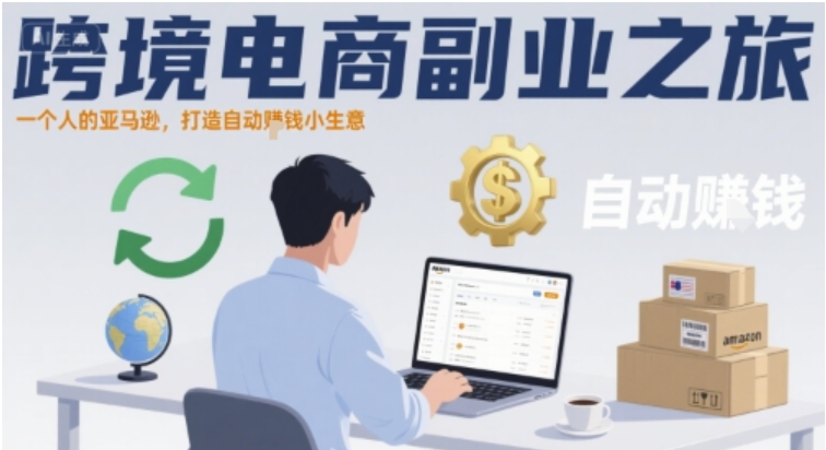 跨境电商副业：一个人的亚马逊，打造自动赚钱小生意
