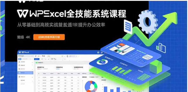 WPS Excel 全技能课 零基础到高阶实战 含 AI 办公提升效率