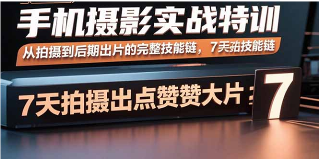 手机摄影实战特训 从拍摄到后期 7 天拍出点赞大片