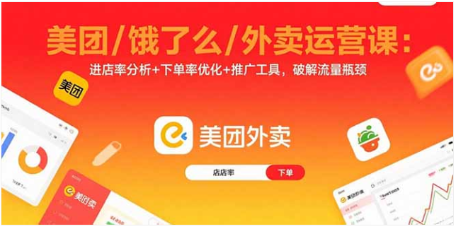 美团饿了么外卖运营课 进店率分析 + 推广工具 破流量瓶颈