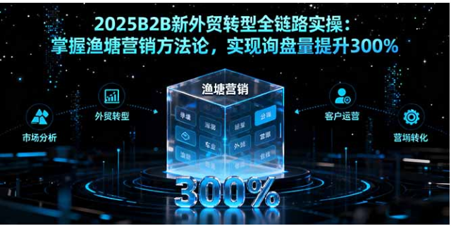 2025B2B 新外贸转型课 渔塘营销方法论 询盘量提升 300%