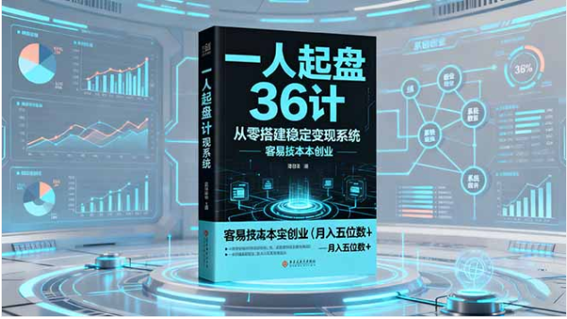 一人起盘 36 计 低成本创业 + 稳定变现系统 从零搭建月入五位数 +