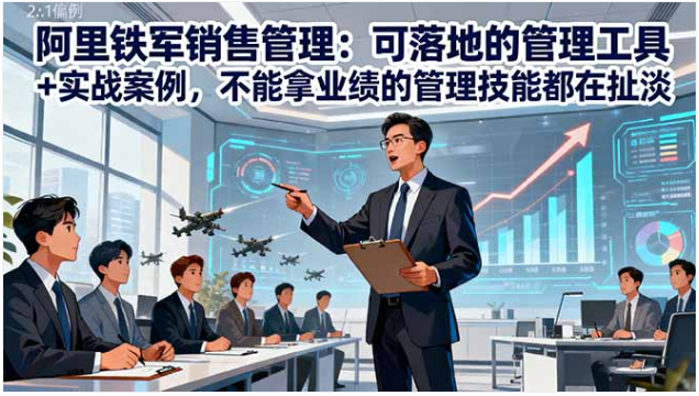 阿里铁军销售管理实战课 可落地工具 + 案例 打造高绩效销售团队