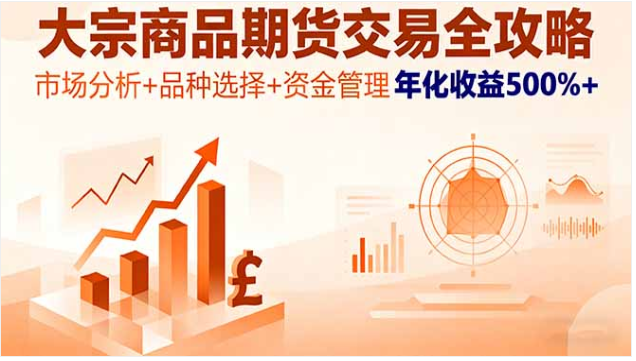 大宗商品期货交易全攻略 市场分析 + 资金管理 年化收益 500%+