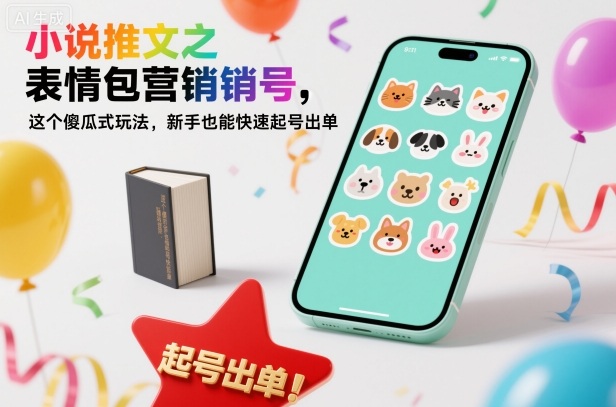 小说推文表情包营销号课程 新手傻瓜式玩法 快速起号出单教程