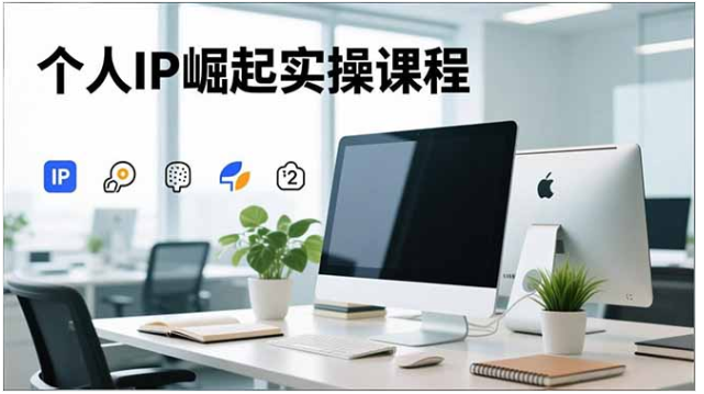 个人IP崛起实操课 高变现账号搭建+精准引流