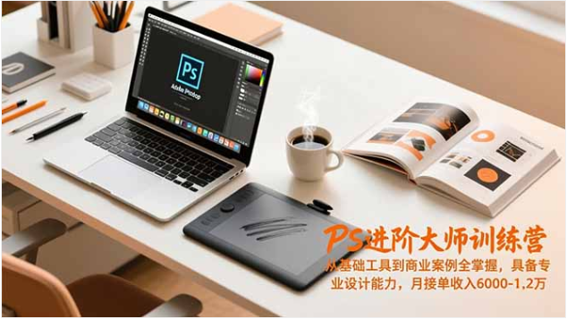 PS 进阶大师训练营：基础工具 + 商业案例 + 接单变现全掌握