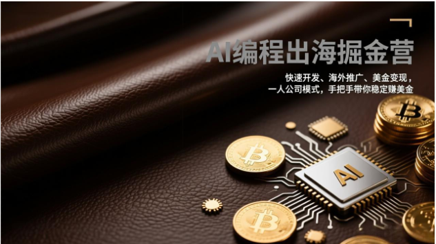 2025 AI编程出海掘金营 快速开发美金变现一人公司实操课