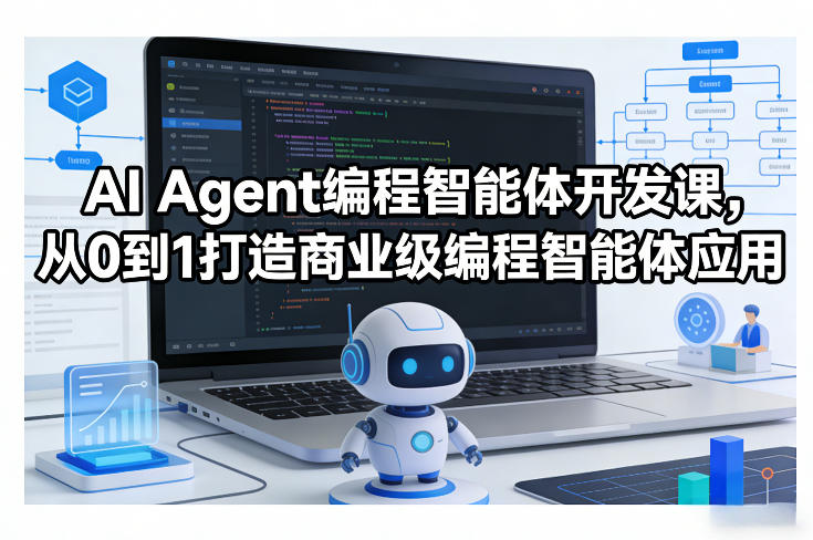 AI Agent 编程智能体开发课 从 0 到 1 打造商业级应用