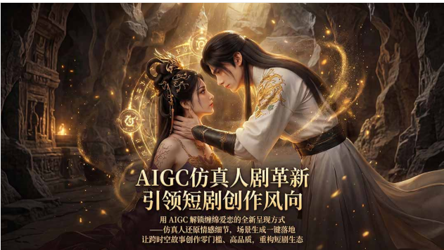 AIGC 仿真人短剧创作教程 仙侠题材 AI 剧集制作全教学