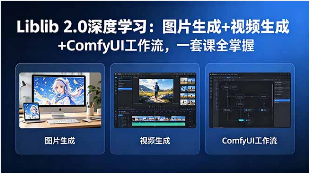 Liblib2.0 深度学习 图文视频生成 ComfyUI 工作流教程