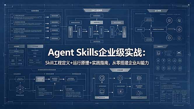 Agent Skills 企业级实战 从零搭建 AI 能力全链路教程