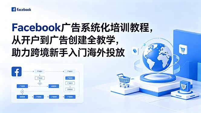 Facebook 广告系统化培训 从开户到投放全流程教学