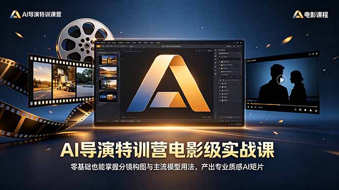 AI 导演特训营 电影级短片制作 分镜构图与 AI 模型实操