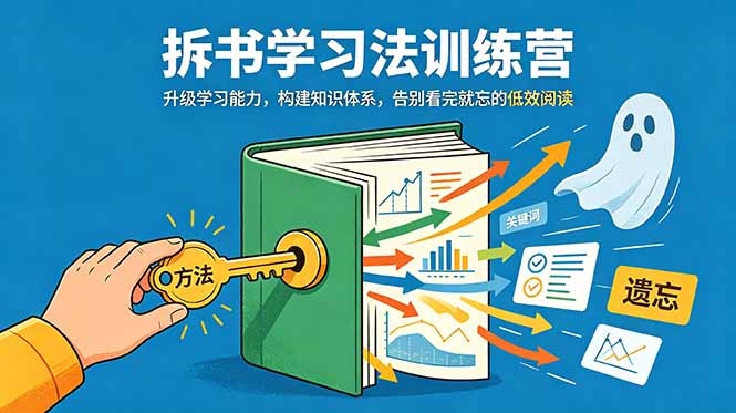 拆书学习法音频训练营 高效阅读搭建个人完整知识体系