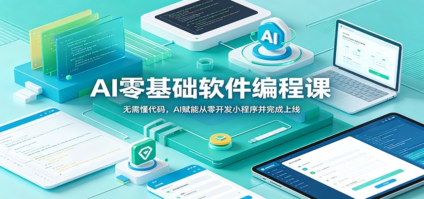 AI 零基础编程实操课 AI 辅助搭建记账小程序完整开发上线全教程