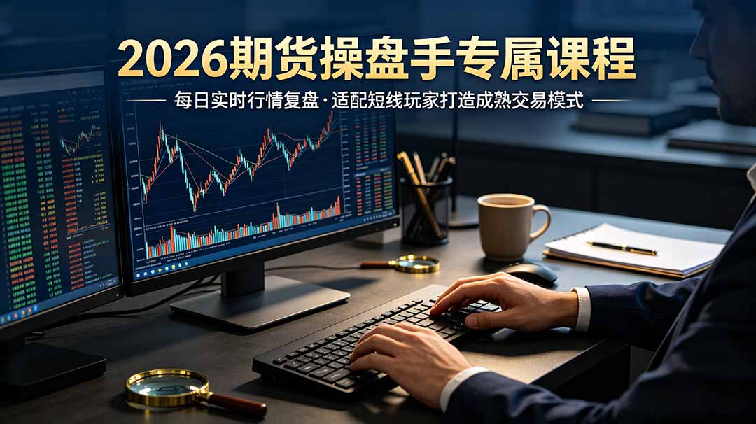 2026 期货操盘短线实战课 7 月更新每日行情复盘商品交易思路教程