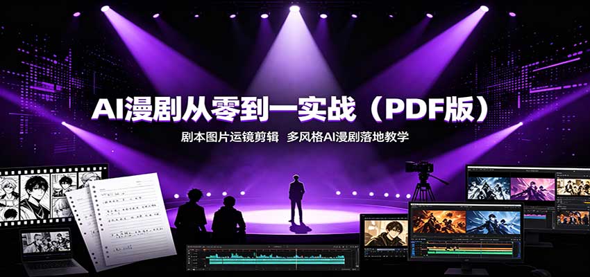 AI漫剧从零到一全流程实战创作教学PDF教程