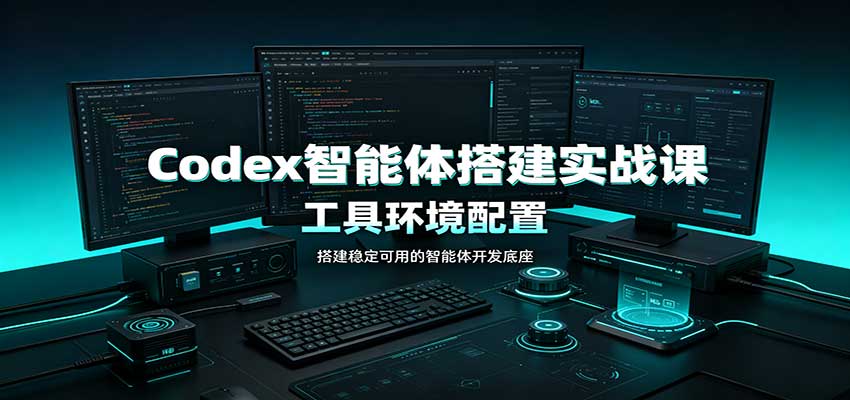 Codex智能体搭建实战课 全流程实操与多场景教学
