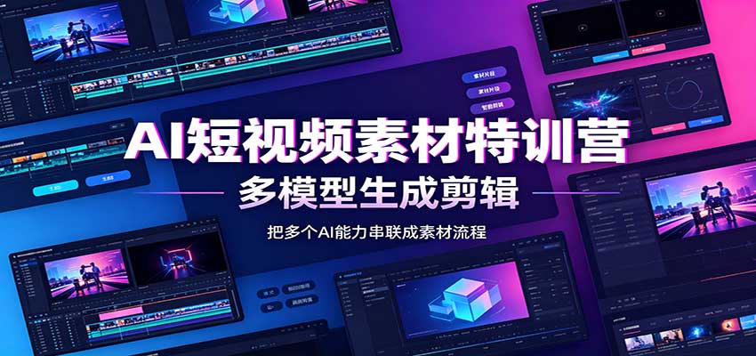 AI短视频素材特训营 Codex本地部署实操 爆量素材挖掘教学