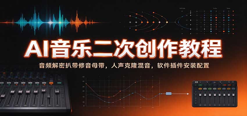AI音乐二次创作教程音频处理全流程实操教学