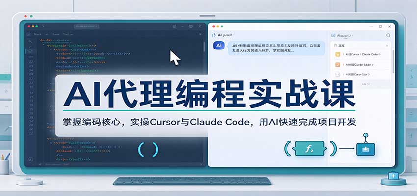 AI代理编程实战课：掌握工具技巧提升编码效率