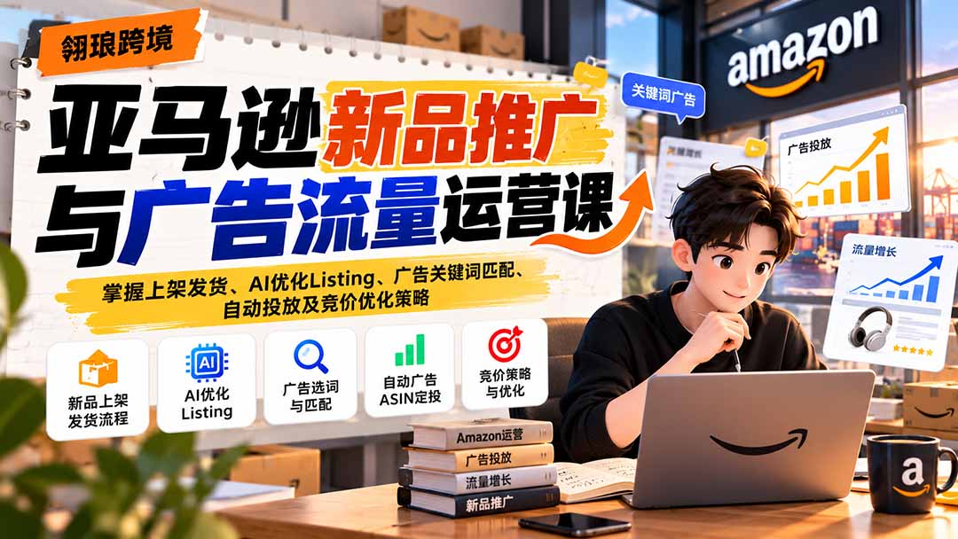 亚马逊新品推广与广告流量运营实操课程详解