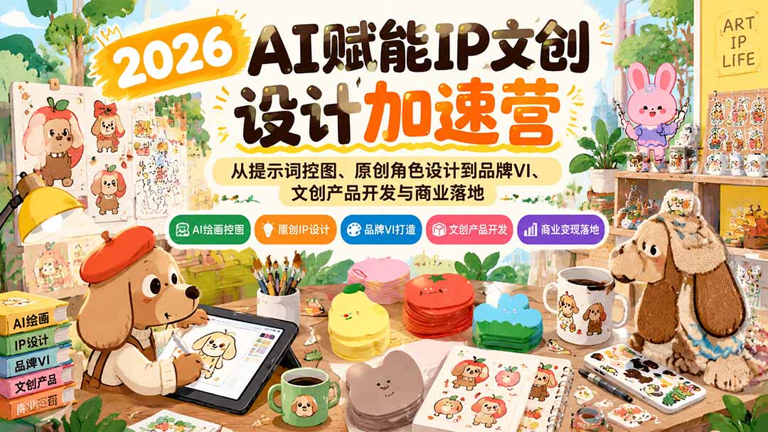 2026AI赋能IP文创设计加速营系统实战提升课